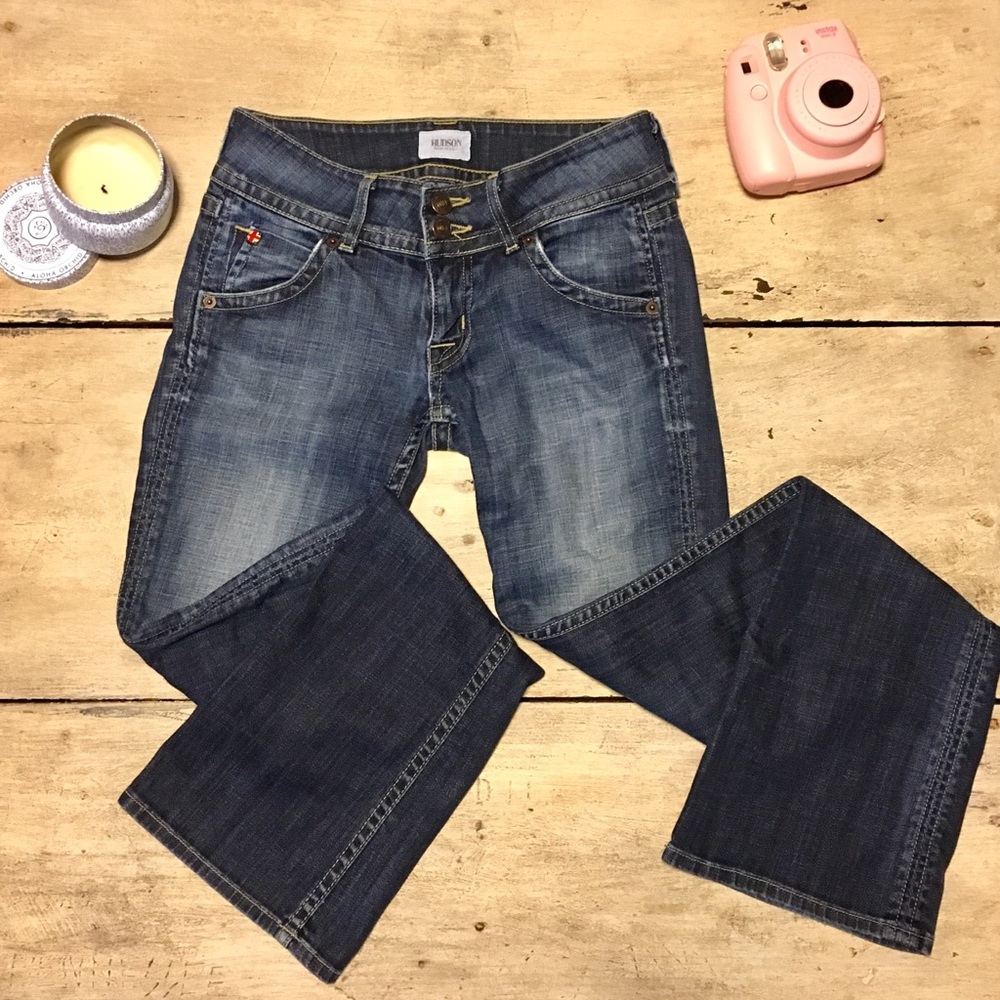 Double button Hudson Flare Jeans